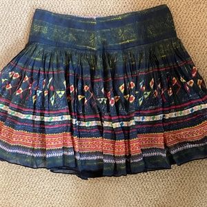 Free People One Geometric Mini Skirt - Sz XS